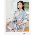 Two side shawl 100% silk-003